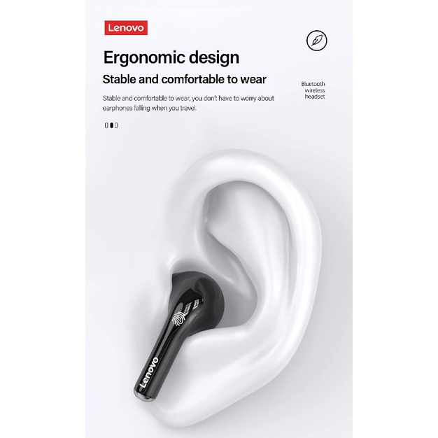 AKN88 -LENOVO Thinkplus LivePods LP12 - TWS Bluetooth Earphones with ENC