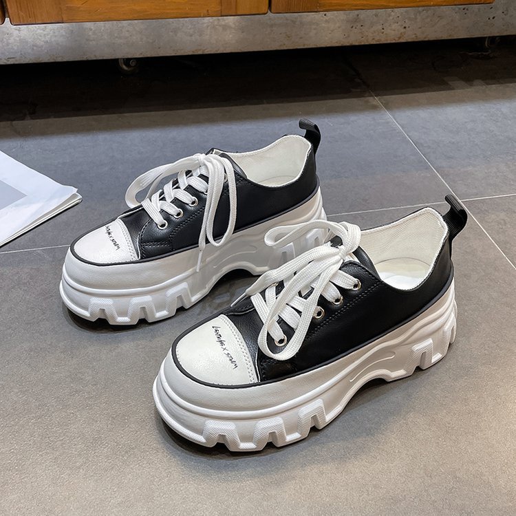 [JY] 1515 Sepatu Wanita Sneakers 8001 Sneaker Heel 7 cm