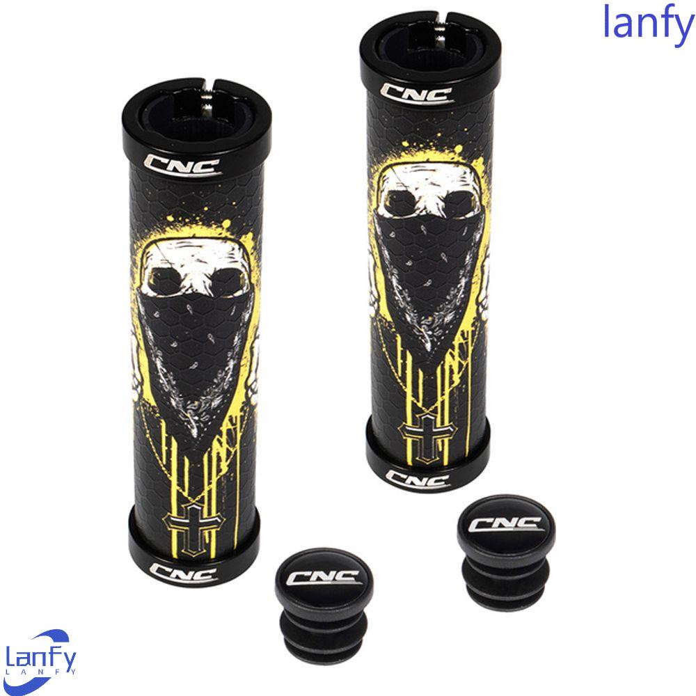 Lanfy Bicycle Handler Grip Sepeda Bagian 22.2mm Non-slip Sepeda Gunung Karet Stang Grip