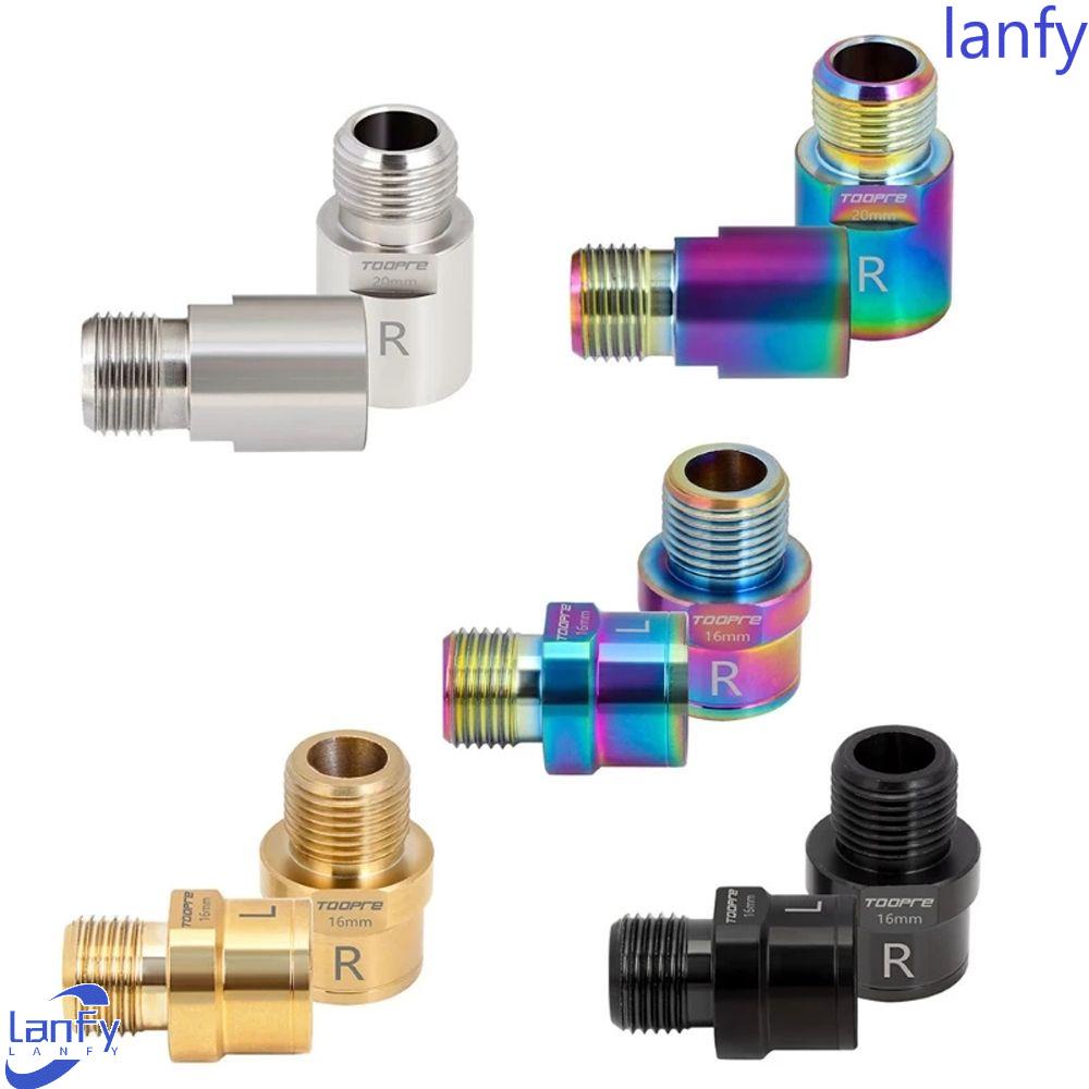 Lanfy Sepeda Pedal Extender Waterproof Shock-proof 16mm 20mm Tahan Korosi Sepeda Jalan MTB Sepeda Pedal Spacer