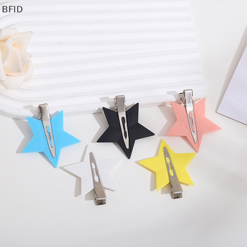 [BFID] 5pcs Jepit Rambut Bintang Manis Keren Gaya Korea Pesona Sederhana Metal Bobby Pin Alligator Clip Aksesoris Rambut Untuk Hiasan Kepala Fashion Gadis [ID]