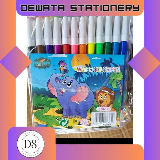 

Spidol 12 Warna Merek ORLEE / Spidol Kecil / Spidol Mewarnai / 1 Lusin