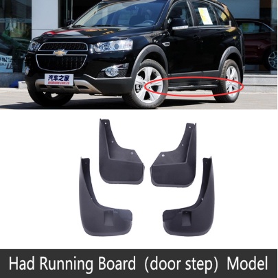 4pcs Flaps Lumpur Mobil Untuk Chevrolet Holden Captiva7 2011~2017 Mudguard Splash Guards Fender Mudflaps Aksesoris Mobil