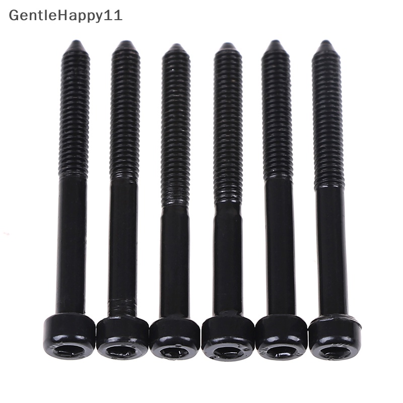 Gentlehappy 6pcs string bass Gitar Elektrik Pengunci Sekrup hexagon Untuk tremolo bridge id