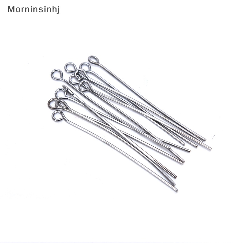 Mornin 200Pcs/Lot Mata Kepala Pin Manik-Manik Pin Anting Kawat DIY Membuat Perhiasan Craft id