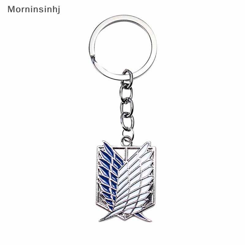 Mornin Gantungan Kunci Attack On Titan Wings of Liberty Freedom Scoug Legion Eren Keyring id