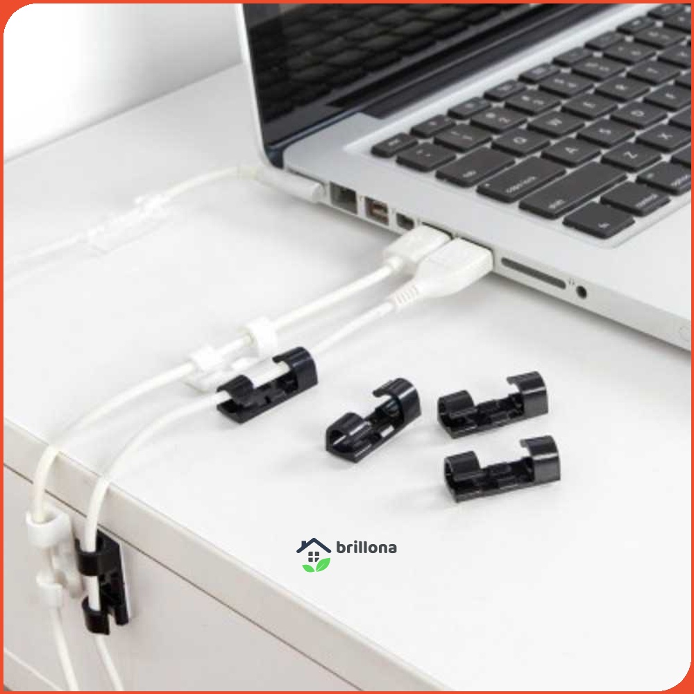 CHN Klip Pengatur Kabel Organizer Cable Clip 20 PCS - CY-20