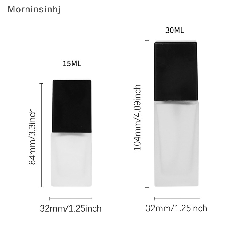 Mornin 15/30ml Botol Foundation Cair Travel Wadah Isi Ulang Essence Vial id