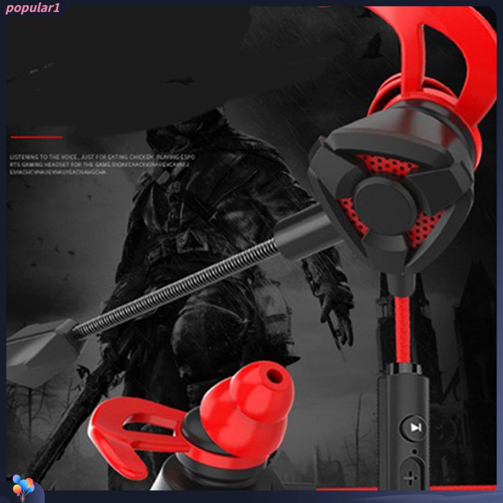 POPULAR Headset E-sports Populer Headset Kabel Komputer Earphone Game Handphone in-ear