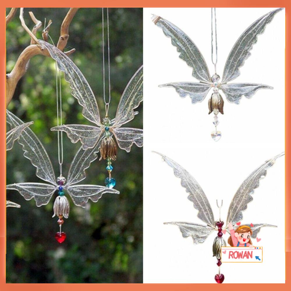 R-FLOWER Wind Chime Hadiah Hiasan Taman Dekorasi Rumah Sayap Peri