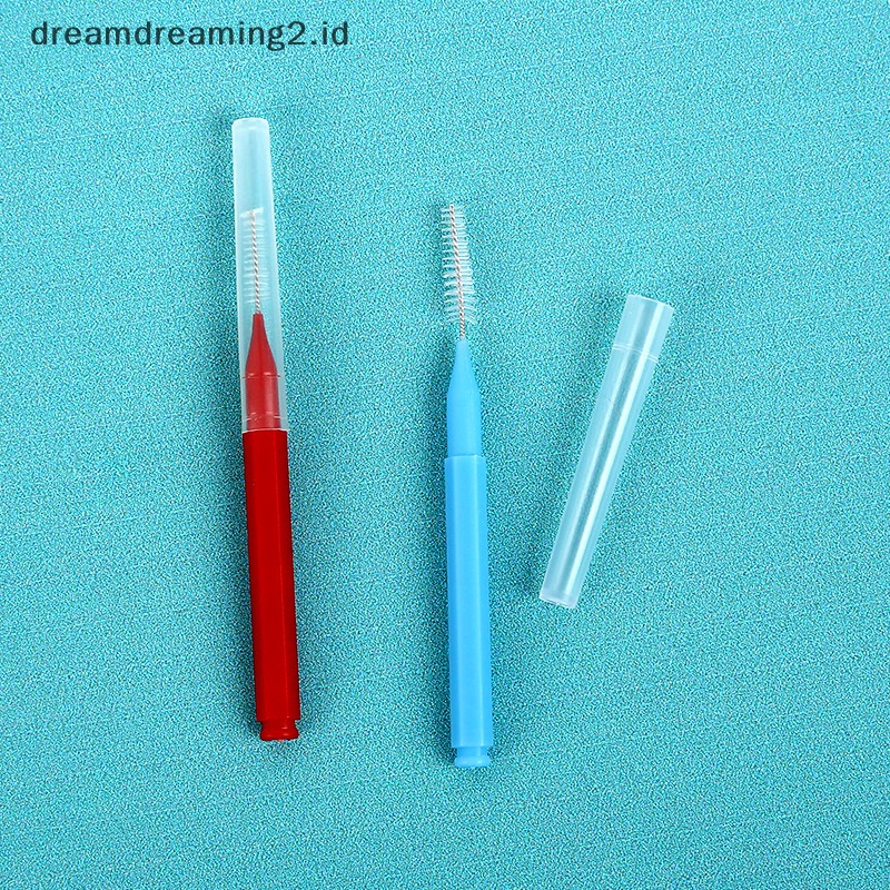 (drea) 10pcs Microbrush Aplikators Eyelash Extensions Sikat Pembersih Lem Bulu Mata //