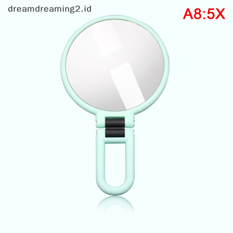 (drea)2 /5 /10 /15X Kaca Rias Pembesar Makeup Dua Sisi Vanity Mirror //