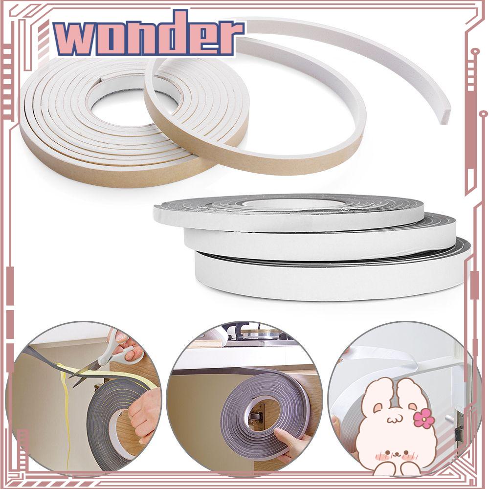 WONDER 5m /Roll Strip Penyegelan Karet Silikon Mandi Screen Hardware Segel Jendela