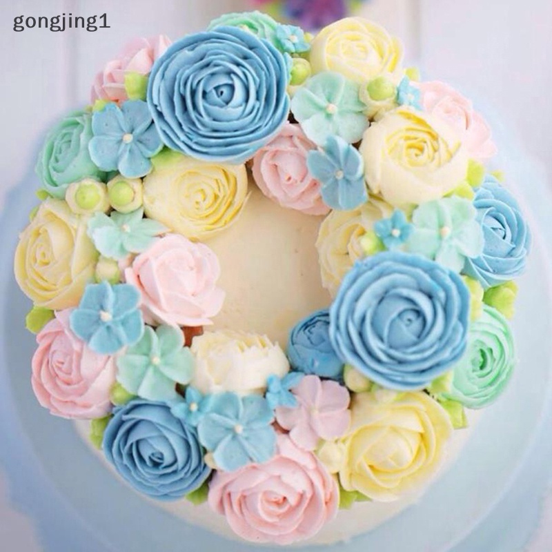 Ggg 1Pc Cetakan Silikon Bunga Mawar Dekorasi Kue Sugarcraft &amp; Chocolate Soap Clay Mold ID