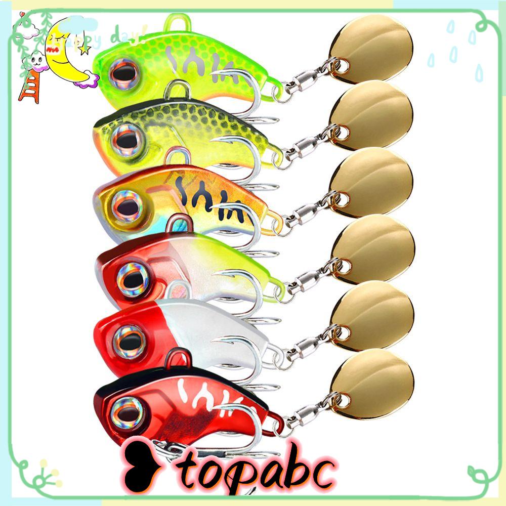 TOP Umpan Pancing Logam Spinner Tackle 9g 13g 16g 22g Getaran Sendok Logam Payet Treble Hook