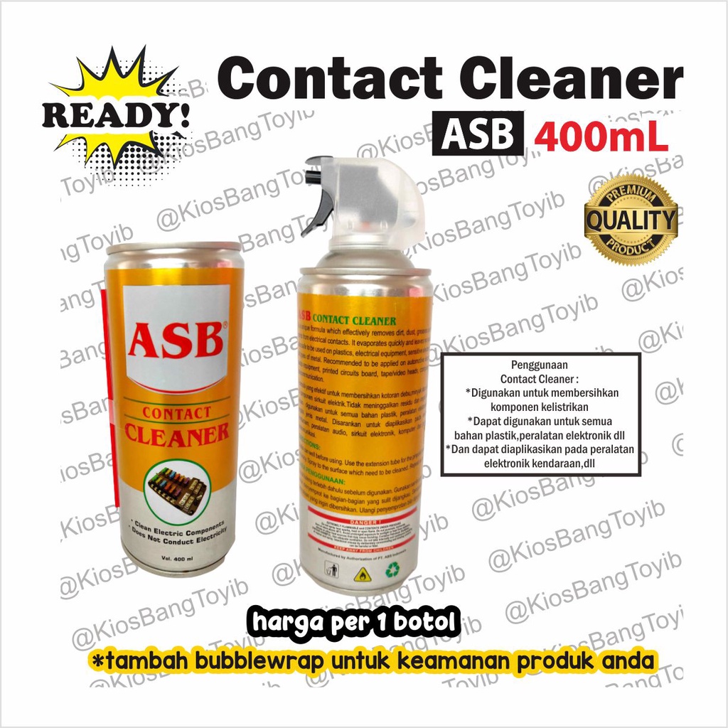 Contact Cleaner Cairan Pembersih Komponen Listrik Elektronik (ASB)