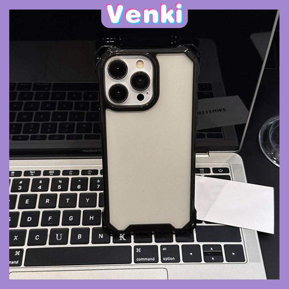 VENKI - Untuk iPhone 11 Case Polos Case Empat Sudut Lanyard Shockproof Protector dengan Lanyard Gelang Bening Akrilik Kompatibel dengan iPhone 14 Pro Max 13 Pro Max iPhone 12 Pro Max XR