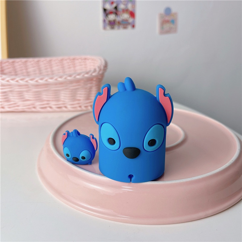 Kartun Stitch Mickey Lucu Bracket Silikon Charger Dock Untuk Apple Watch Stand Kompatibel Untuk Apple IWatch Kartun Charging Base Holder