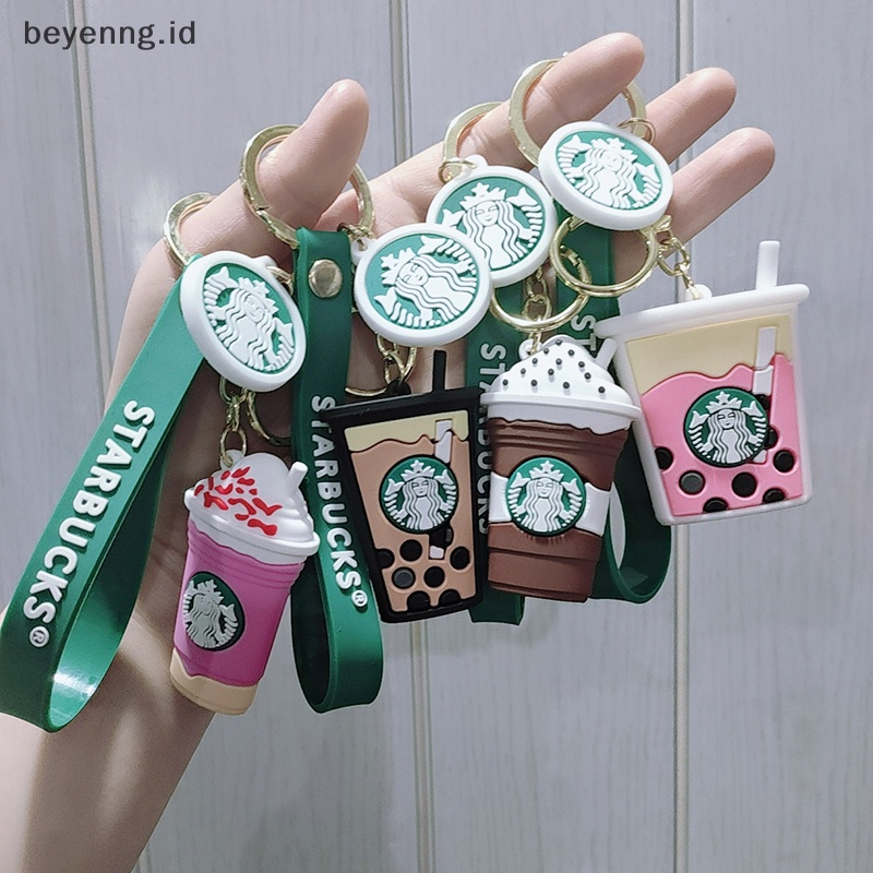 STARBUCKS [cuci Gudang]mata alfintarbucks kopi kartun mportear gantungan kunci boneka lucu hadiah boneka liontin kunci mobil gantungan tas ponsel liontin perhiasan dalika
