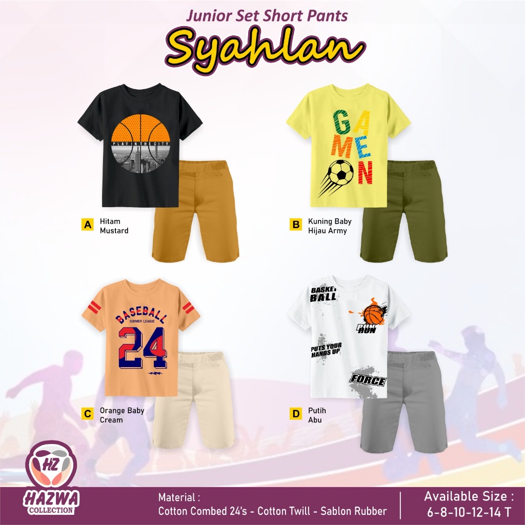 Setelan Anak Laki-laki / Baju Anak Laki-laki Junior Teen Remaja Tanggung HWSa SKS