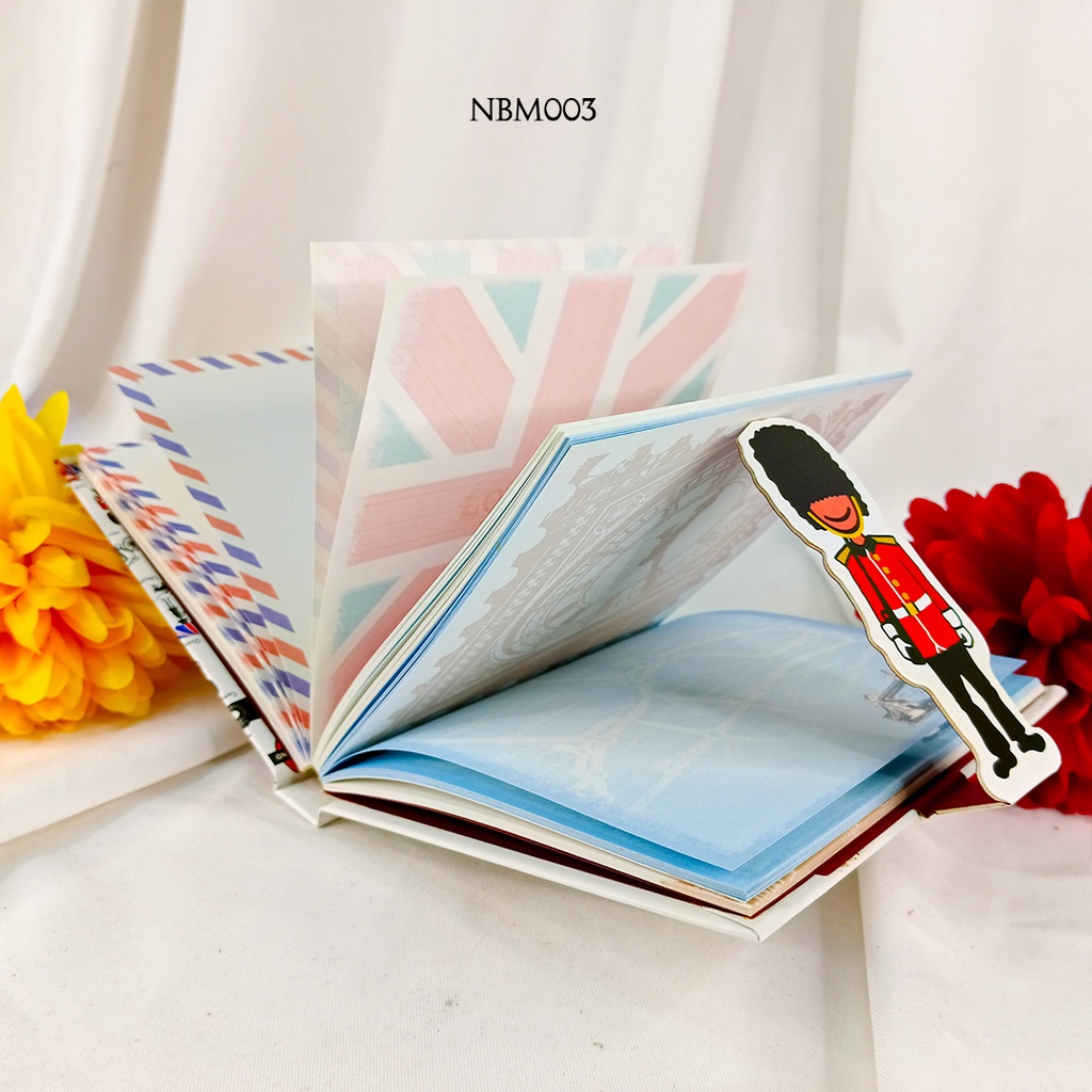 

[LEVENTIS] Notebook Kotak Motif London Vintage Diary NBM-RA001
