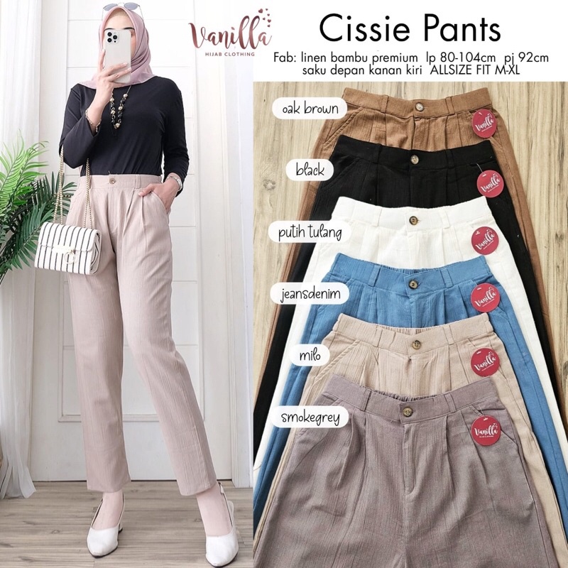 CISSIE PANTS ORI VANILLA |