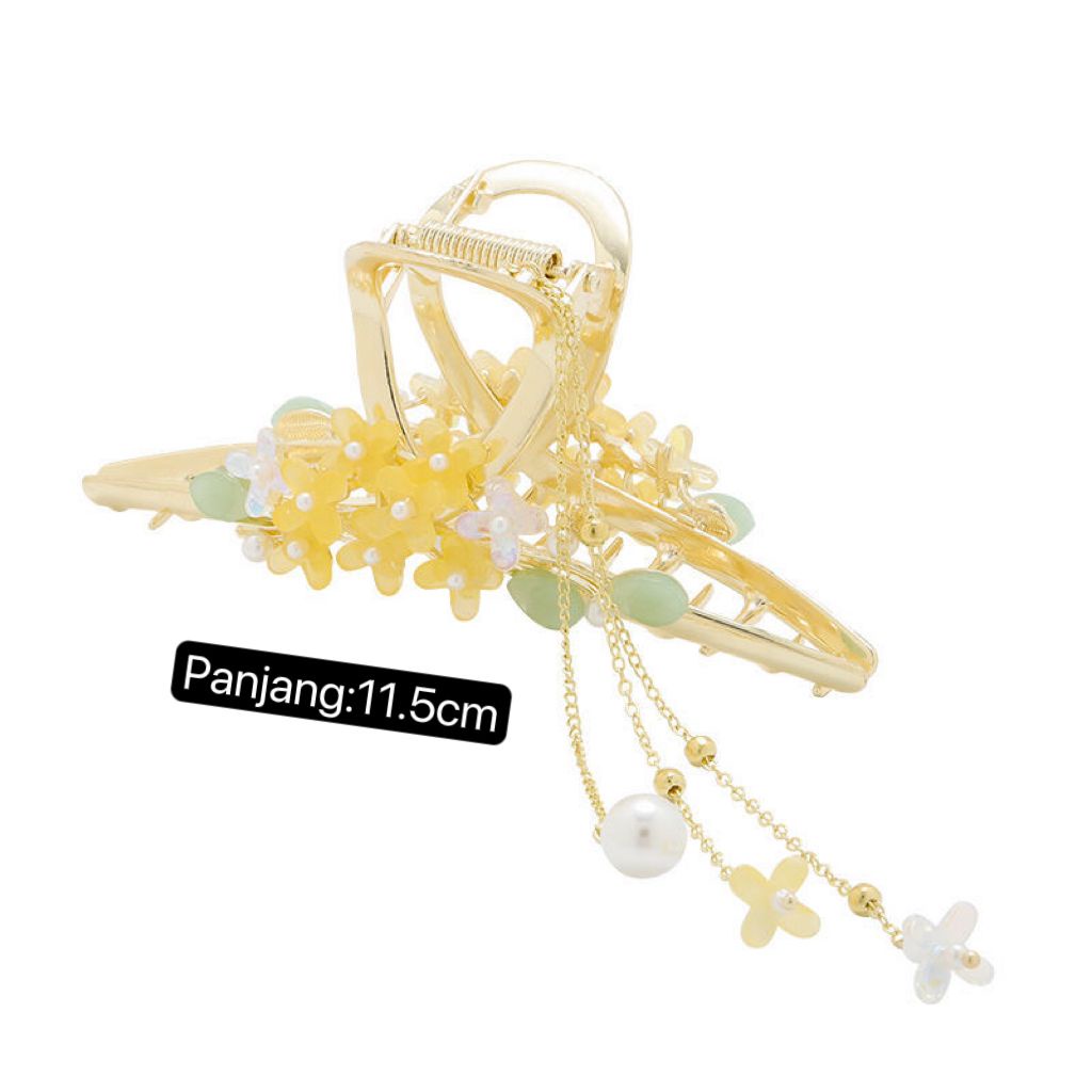 Jepit Rambut Korea Jedai Rumbai Fashion Wanita Elegan High Quality Impor