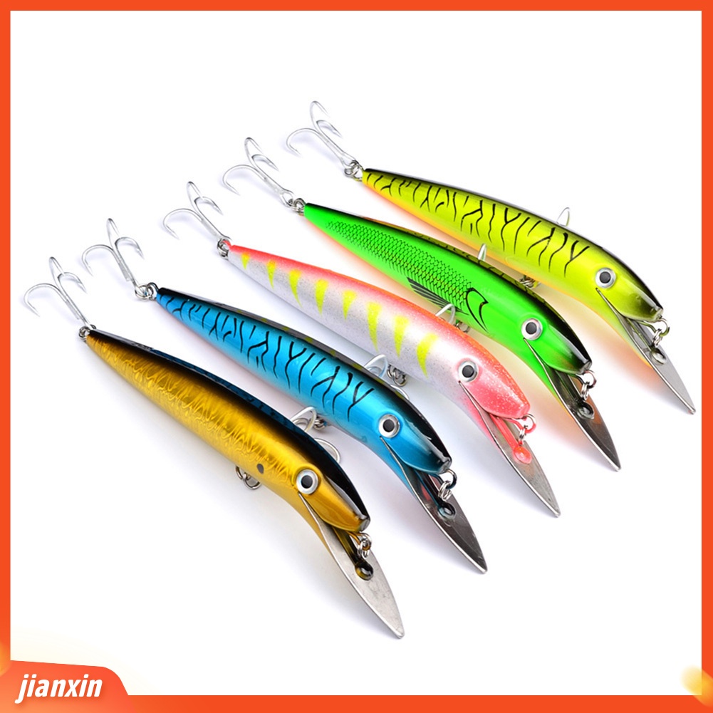 (In Stock) 20 cm Ikan Kecil Buatan VIB Bionic Fishing ABS Hard Lure Umpan Tackle Dengan Kait