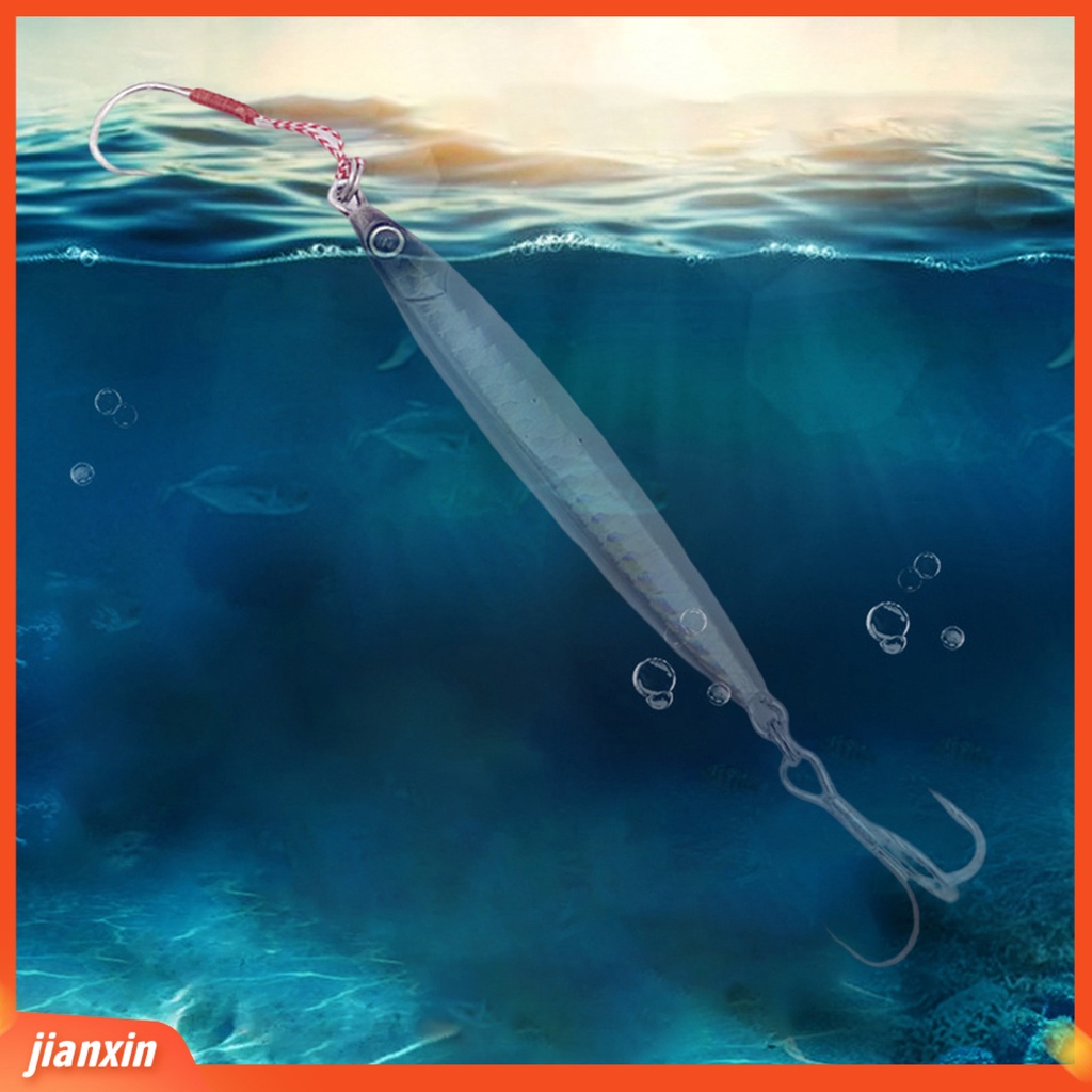 (In Stock) 8cm/30g Umpan Buatan Dengan Bulu Kait Tajam Realistis Anti-Korosi Memancing Tenggelam Bertengger Memimpin Ikan Palsu Memikat Memancing Luar Ruangan