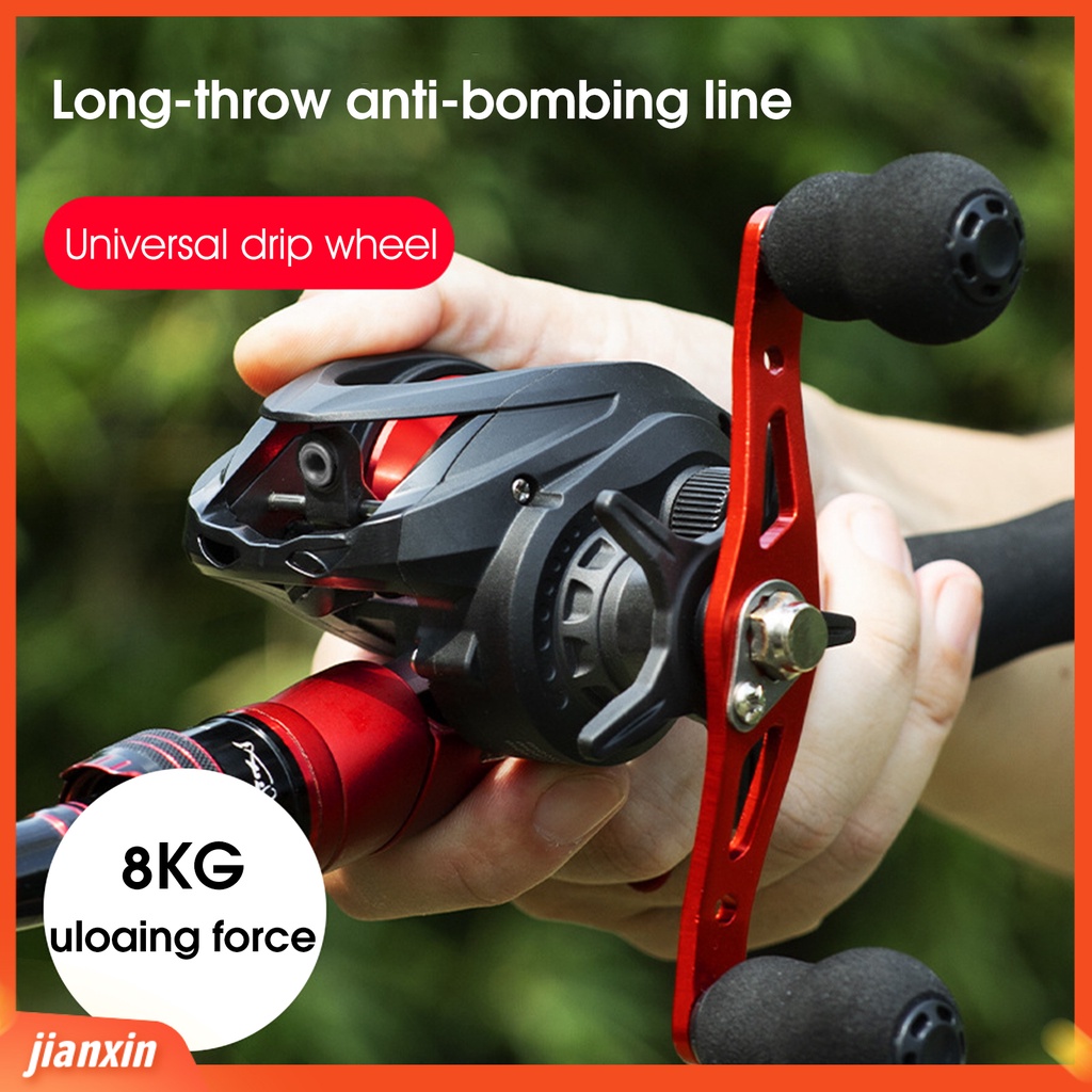 (In Stock) AC2000 6.3: 1roda Pancing Tahan Panas Instalasi Sederhana Profesional Drag Fishing Reel Perlengkapan Luar Ruangan