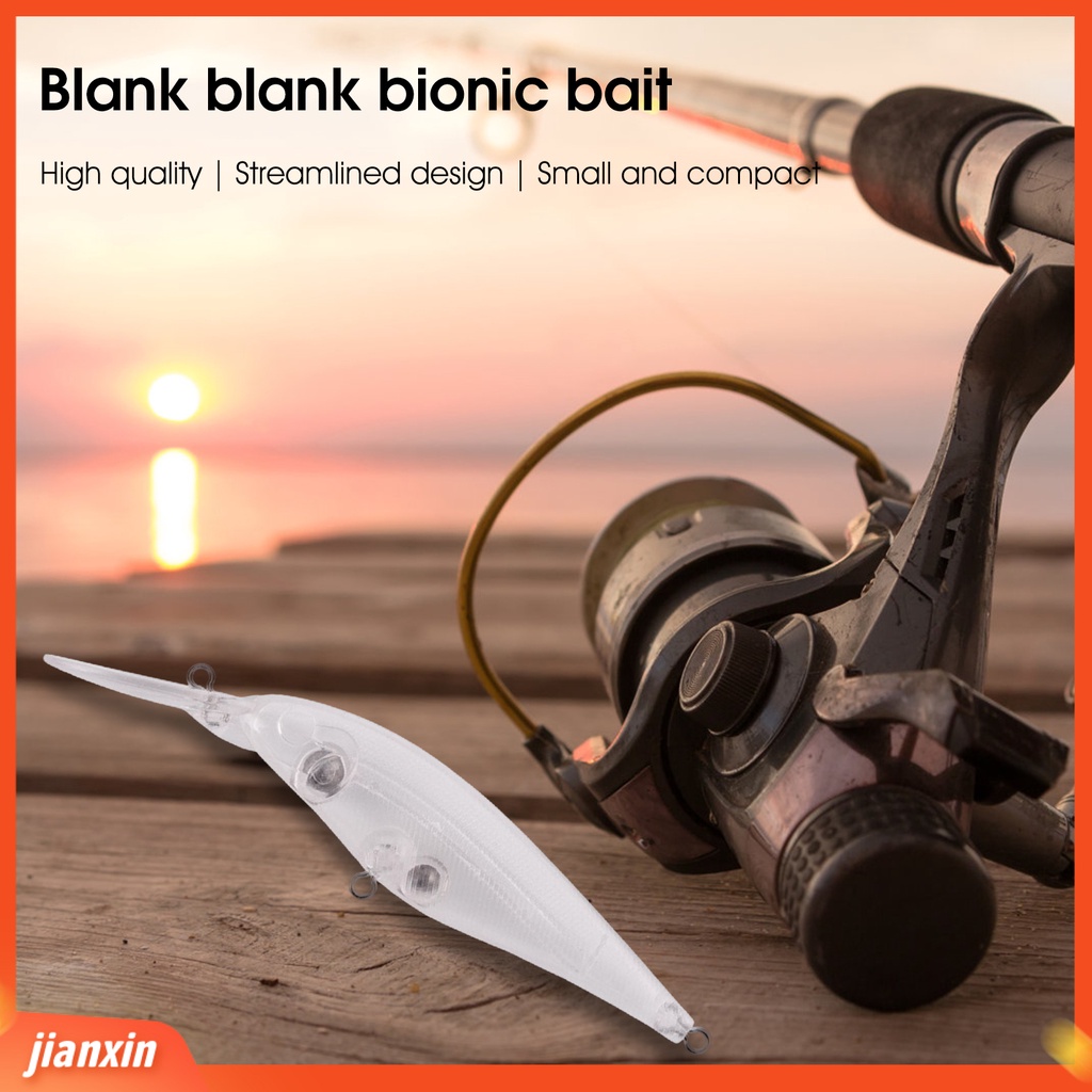 (In Stock) 11.2cm/9g Premium Umpan Palsu Instalasi Sederhana Transparan DIY Kosong Belum Dicat Umpan Buatan Peralatan Angling