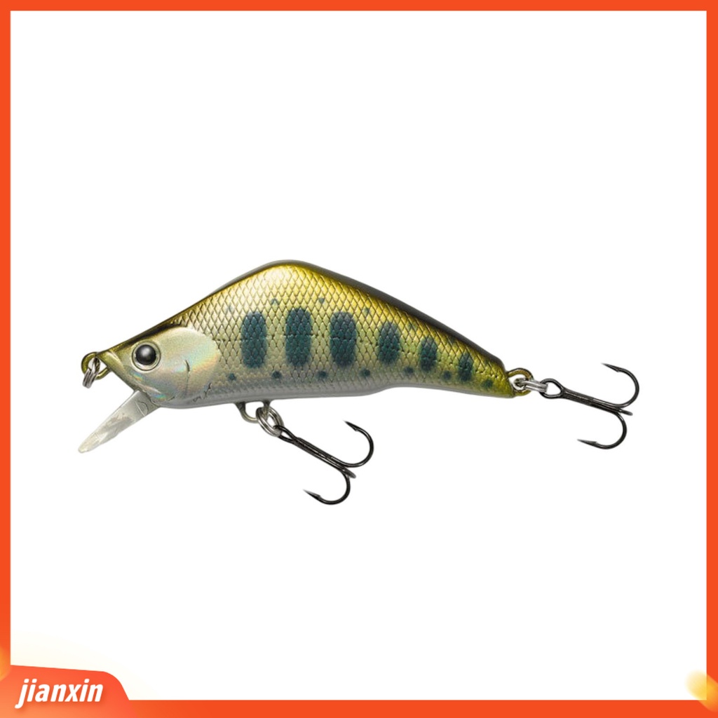 (In Stock) 4.8cm /3.8g Buatan Memancing Umpan Bionic 3D Mata Tajam Kait Arus Trout Tenggelam Ikan Kecil Lure Untuk Air Tawar Air Asin