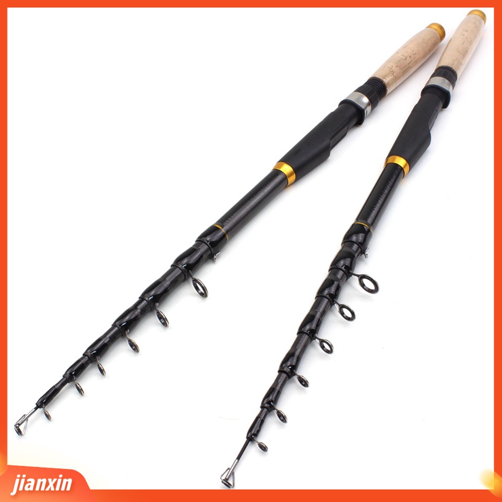 (In Stock) Pancing Pegangan Ergonomis Yang Dapat Ditarik Bantalan Beban Yang Baik Portabel Mudah Dibawa Kekuatan Tinggi Perjalanan Memancing Tiang Telescopic Fishing Rod Perlengkapan Memancing