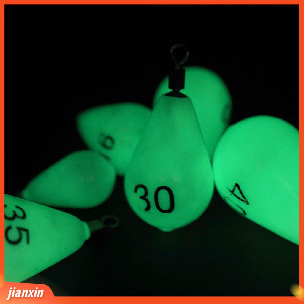 (In Stock) Luminous Fishing Sinker Tahan Aus Tali Pancing Metal Kekuatan Tinggi Untuk Memancing