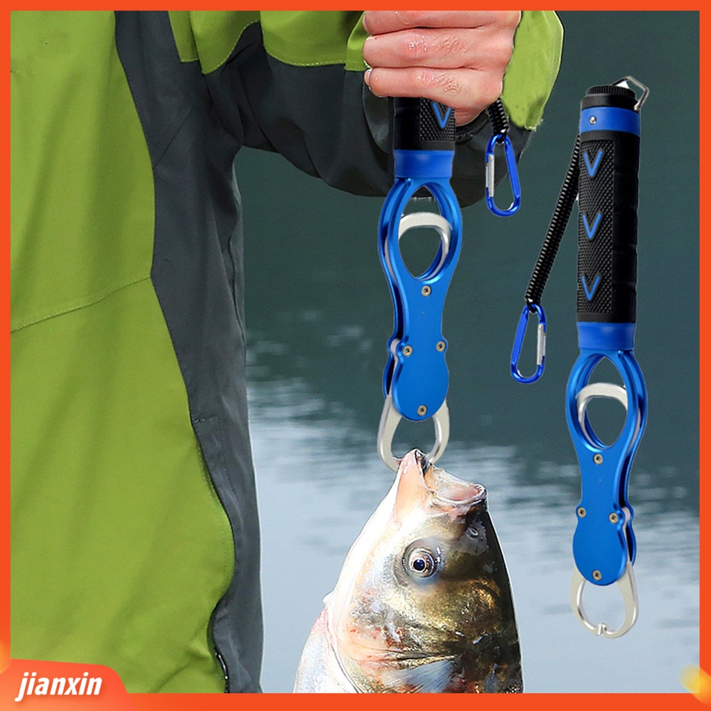 (In Stock) Portabel Paduan Aluminium Memancing Grip Hook Lip Gripper Tackle Alat Aksesori