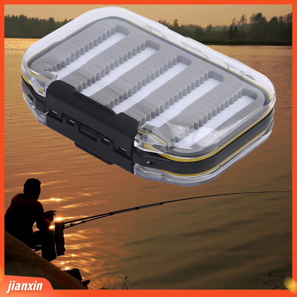 (In Stock) Kotak Pancing Ringan Ukuran Saku Praktis Double-sides Tackle Box Untuk Lalat Air Garam