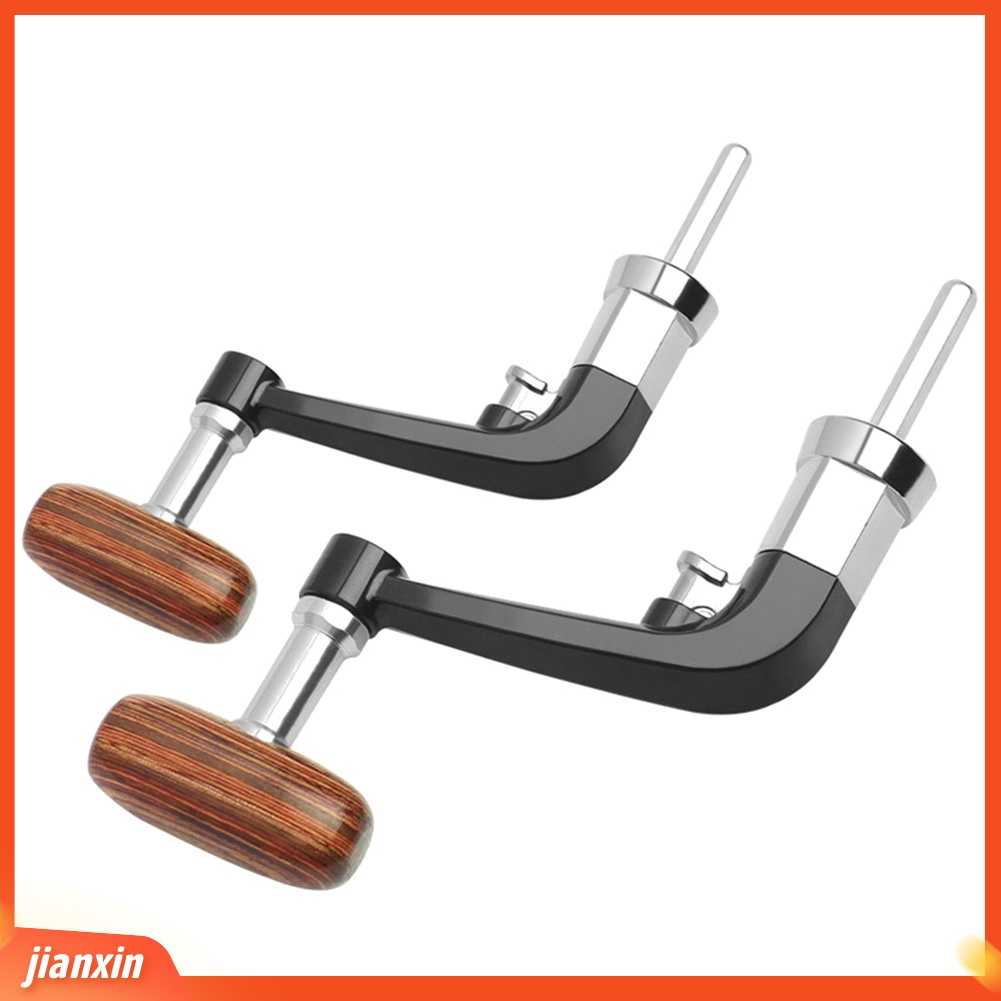 (In Stock) Gulungan Pancing Lipat 1000-6000 Spinning Wheel Metal Gagang Kayu Rocker Arm