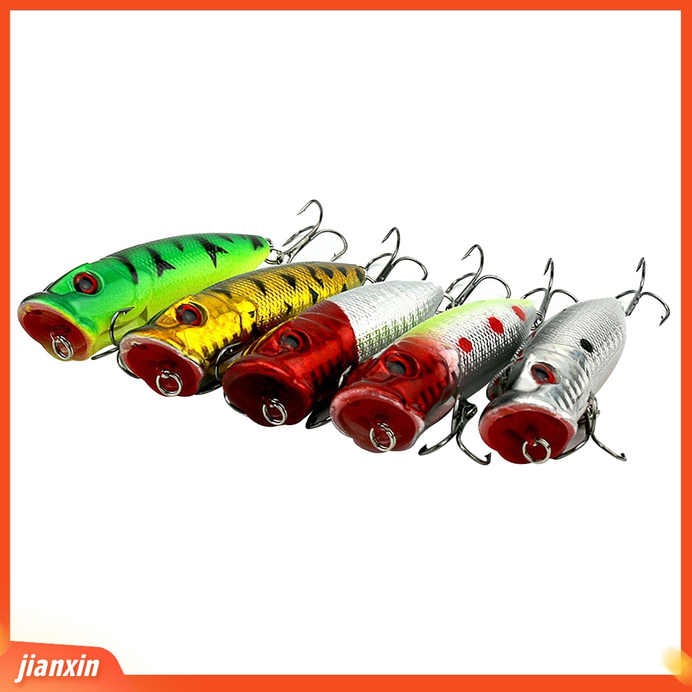 (In Stock) 5Pcs 6.5cm 13g Simulasi Ikan Air Tawar Umpan Pancing Lures Tackle Dengan Kait