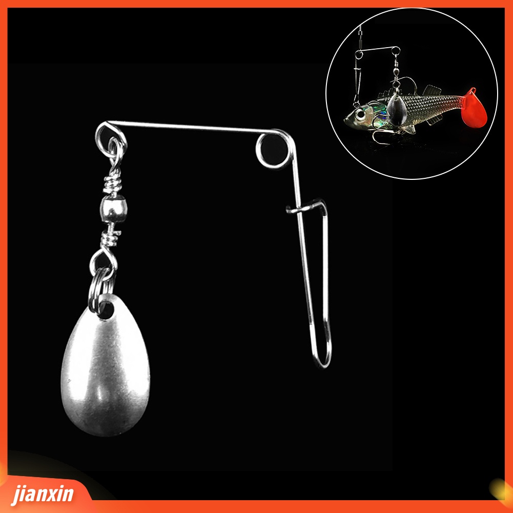 (In Stock) Stainless Steel Spinnerbait Pisau Lures Rigs Sendok Pancing Bracket Keseimbangan