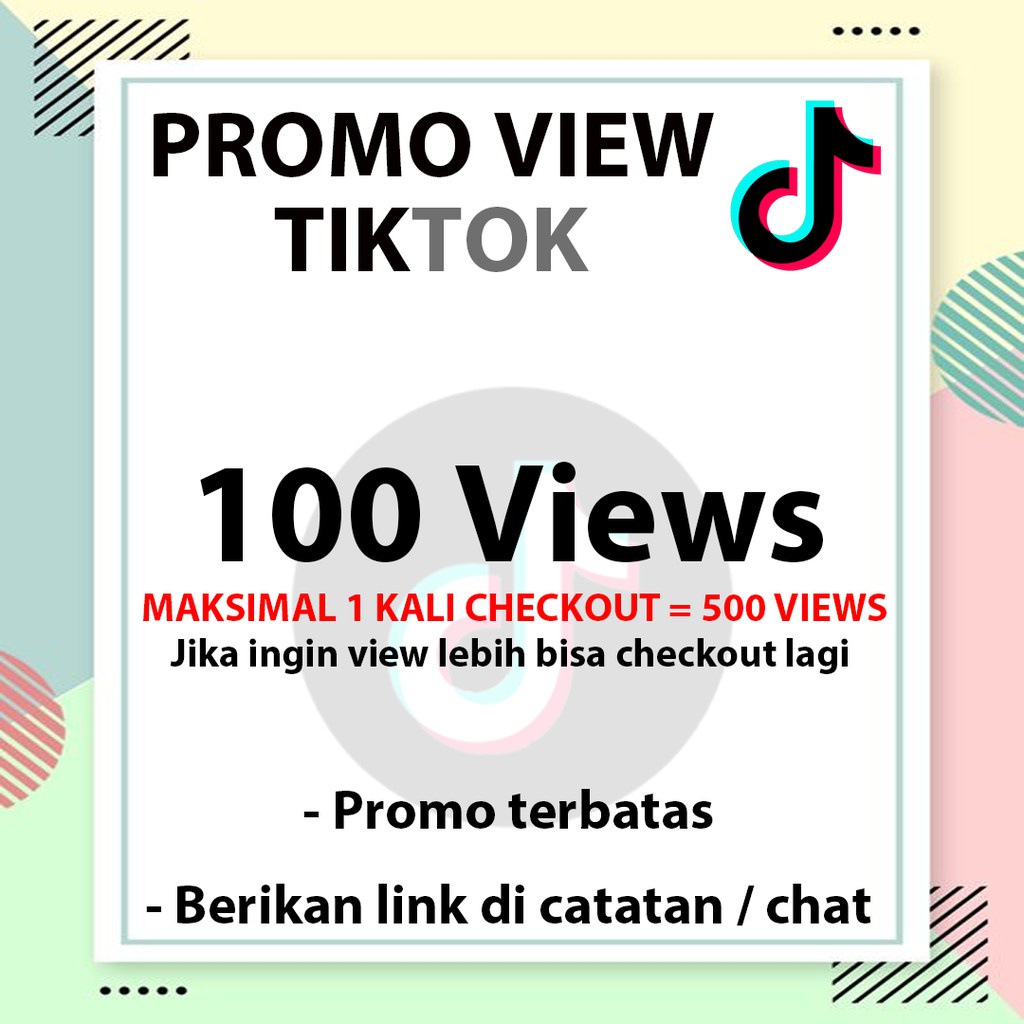PROMO View Tiktok FYP MURAH (Views Tiktok Viral) For you page