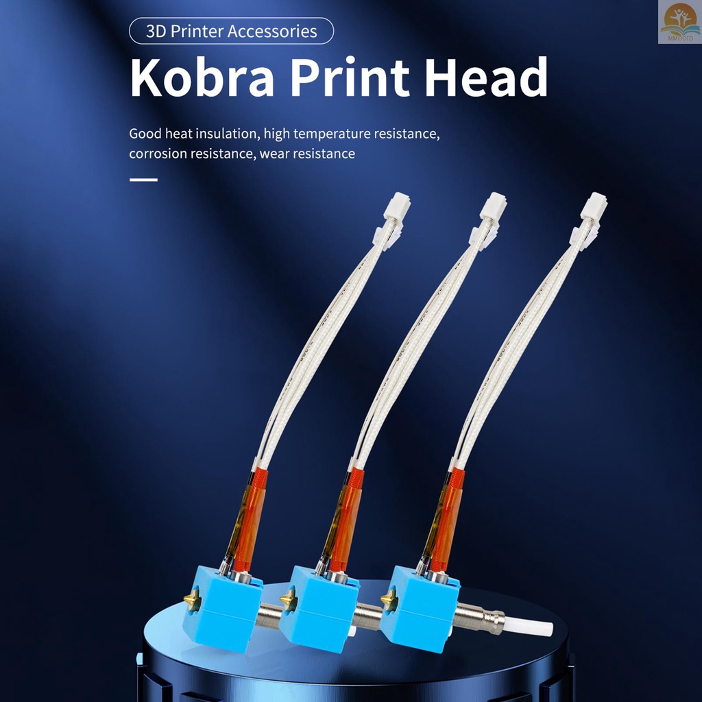 In Stock Termurah!! Hotend 24V40W Untuk Pengganti Printer 3D Kompatibel Dengan Anyckubikcubic Printer 3D Dengan Nozzle Kuningan Dan Kepala Blok Panas Aluminium Extruder Nozzle 0.4mm Cocok Untuk