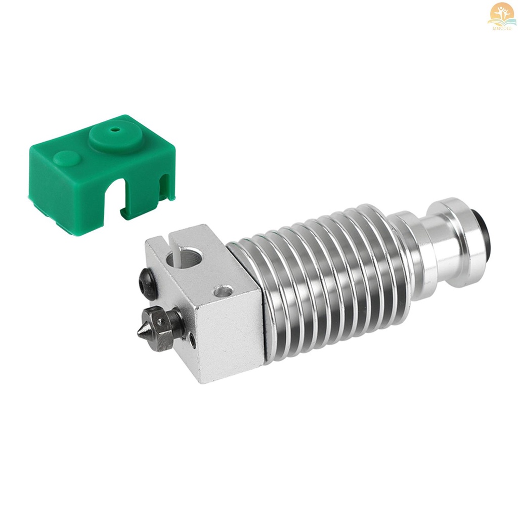 In Stock Heatsink Extruder Radiator Dengan Collet Clip V6 Nozzle 1.75mm Filament Hotend Kompatibel Dengan PT100 Prusa I3 MK3 Printer 3D