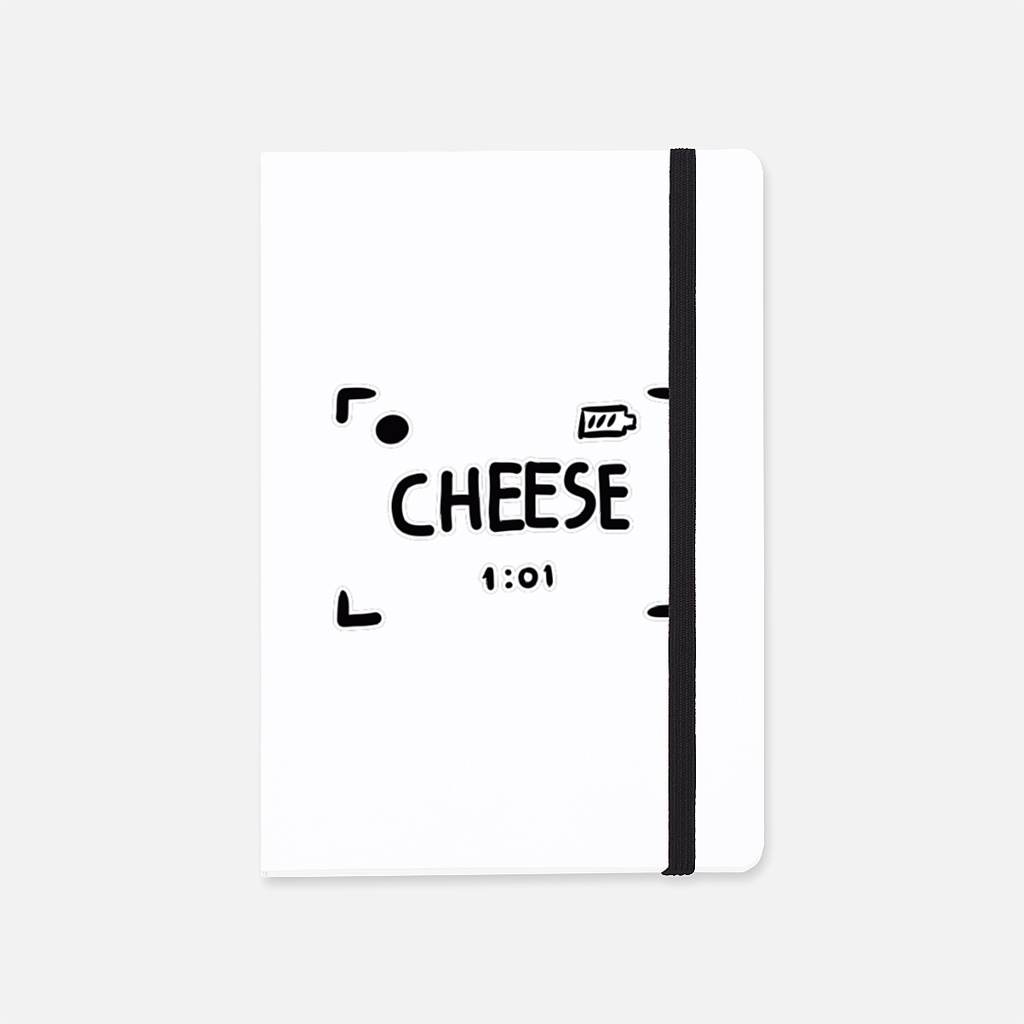 

Soft Cover Notebook CHEESE! - Kamera simple