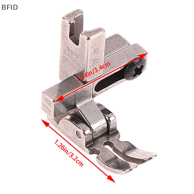 [BFID] 1pc Kaki Universal #T3 Adjustable Cord Regular Zipper Presser Foot Untuk Aksesoris Mesin Jahit Industri Lockstitch [ID]