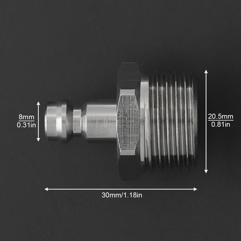 Tembaga Murni Mini Drat Luar Eropa Pneumatic Quick Connect Male Joint Pneumatic Joint