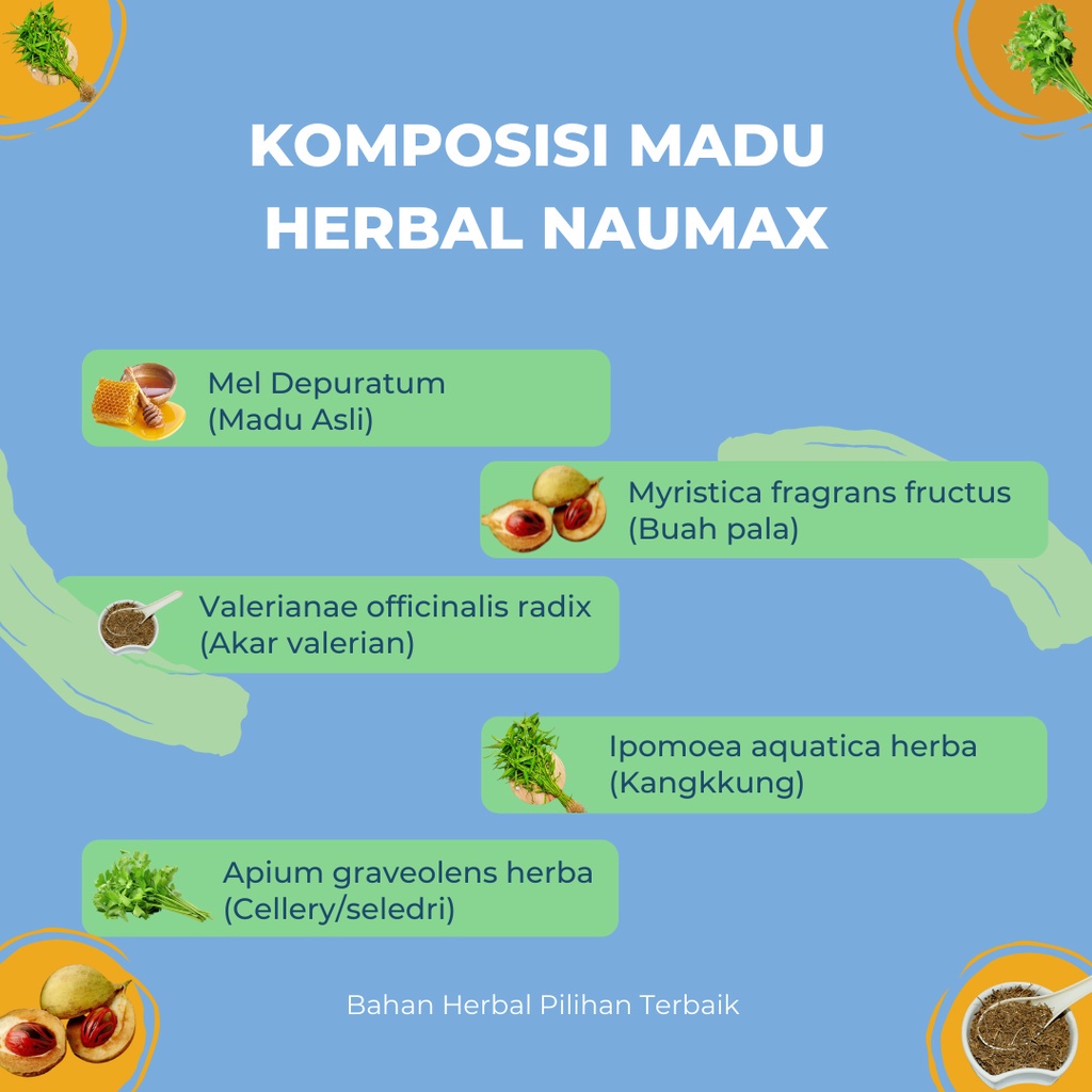 Madu Naumax Herbal Ori bisa COD untuk Insomnia Gangguan Sulit Tidur Relaksasi Tubuh, Mengatasi Depresi dan Cemas ORIGINAL