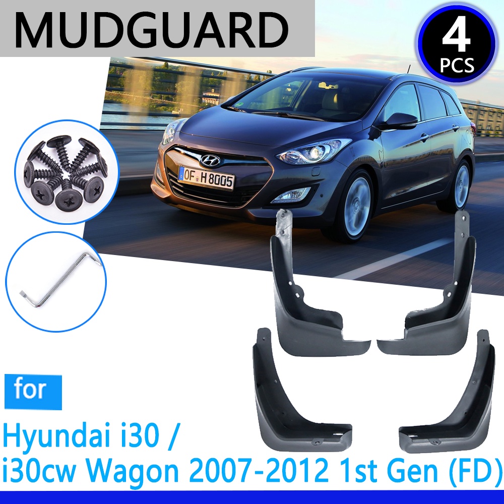 Mudguards Cocok Untuk Hyundai i30 i30cw Wagon 2007~2012 FD 20082009 2010 2011 Aksesoris Mobil Mudflap Fender Onderdil Pengganti Otomatis