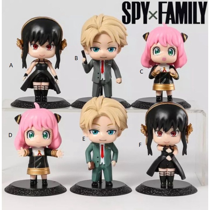 Spy x Family Anya Forger Loid Forger Yor Forger Action Figure Set - F - Yor