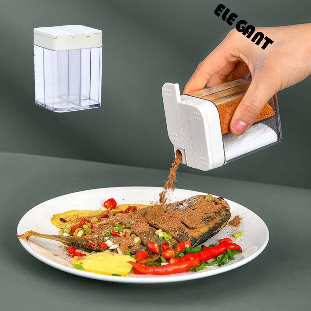 Tempat Bumbu Plastik Transparan Dengan Lubang Adjustable Icing Sugar Botol Bumbu Gadget Dapur