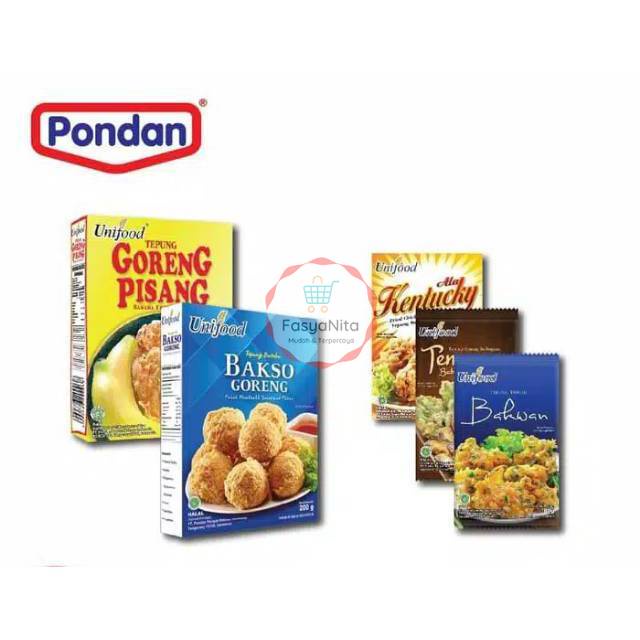 

Unifood Tepung Bumbu pisgor, bakso, kentucky sachet, tempura, bakwan